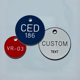 Round (ENGRAVED) Tag