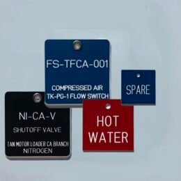 Square (ENGRAVED) Tag