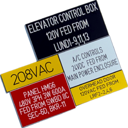 Nameplate - Phenolic (Indoor/Outdoor)